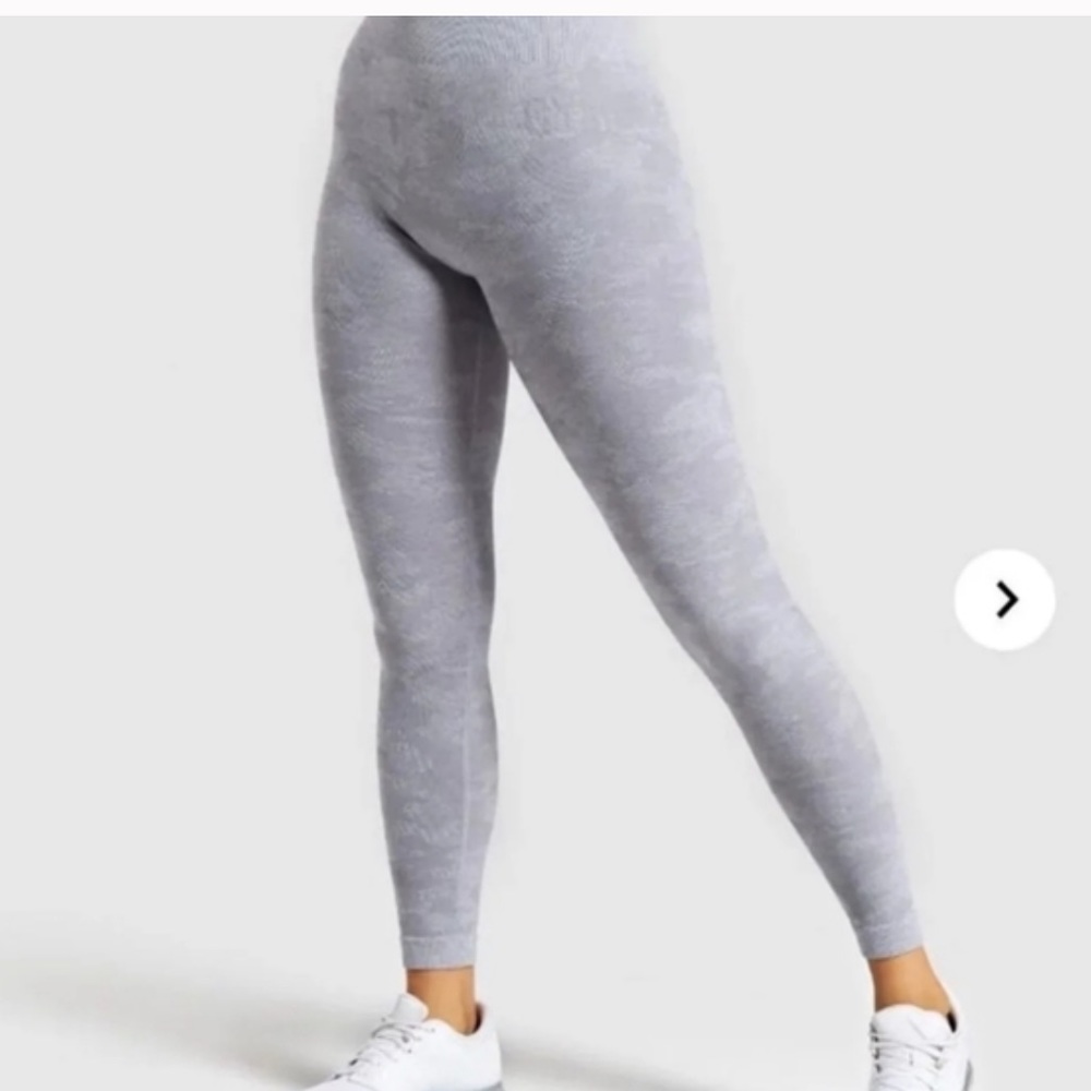 Gymshark adapt camo seamless leggings- light grey